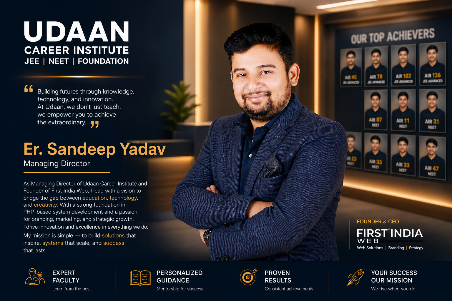 Er. Sandeep Yadav - Managing Director at Udaan Career Institute Patna